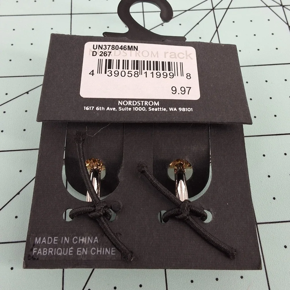 14th & Union Mens Fishbone Cufflinks Two-Tone Silver Gold Fish Skeleton Novelty